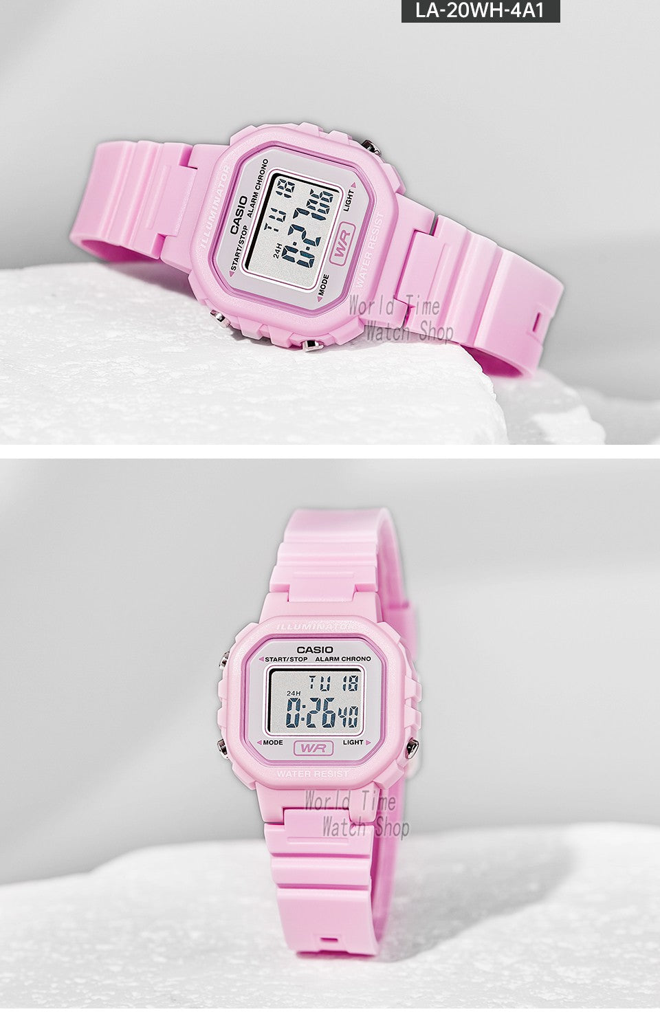Casio Women's Watch Bright Colors Fashionable Simple Design LA-20WH Series