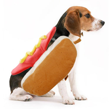 Fantasia de Cachorro-Quente para Cães Durável Roupa de Festa para Animais de Estimação Filhotes Passeio ao Ar Livre Corridas Sessões de Fotos Casaco para Cães Roupas para Animais de Estimação