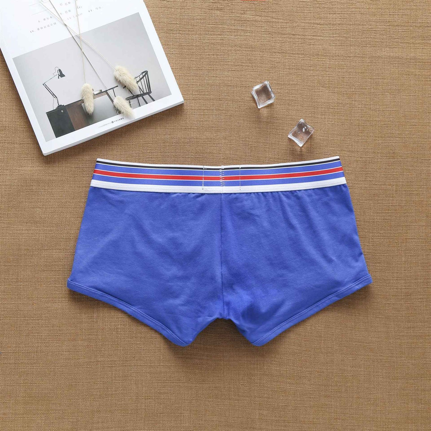 Men's fashion super cool European and American pure cotton boxers student youth underpants
