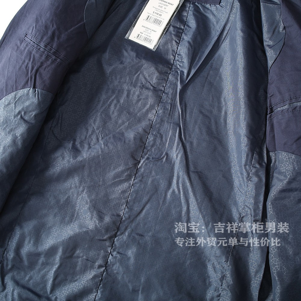 Turkey High Quality 100% Cotton Yarn Washed Breathable Autumn Men's Casual Blazer Suit Light Versatile Suit Coats Citboys Cool