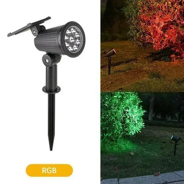 9 LED Solar Spot Light Outdoor IP65 Waterproof Spotlights Solar Garden Lights Landscape Lighting Decoration Pathway Lawn Lamp