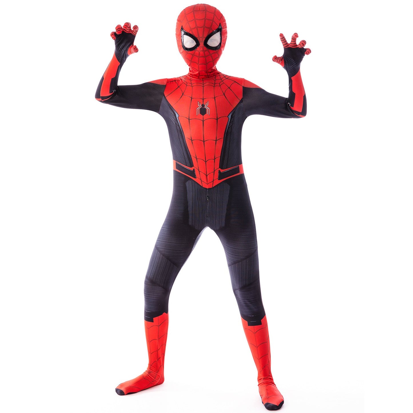 Anime Superhero Costume Miles Morales Cosplay Zentai Bodysuit Halloween Costumes Kids Superhero Costumes Movie Characters