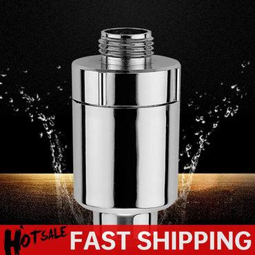 Activated Carbon Shower Water Filter Easy Installation Filtered Showers Head Detachable Remove Impurities Easy Use for Home Use