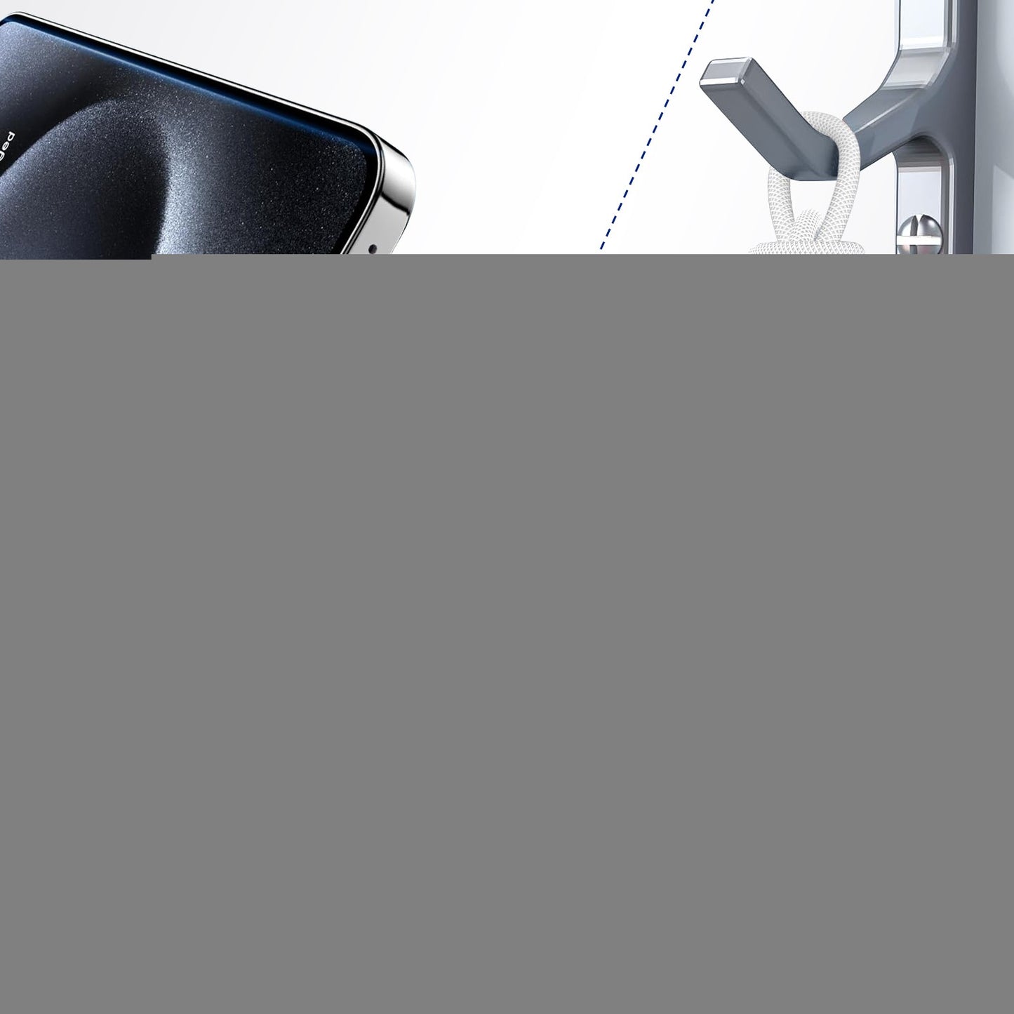 Cabo de carregamento rápido tipo C para tipo C PD 60W 1m 2m para celular Iphone15 16 17 Samsung Huawei USB C para C Cabo de carregador