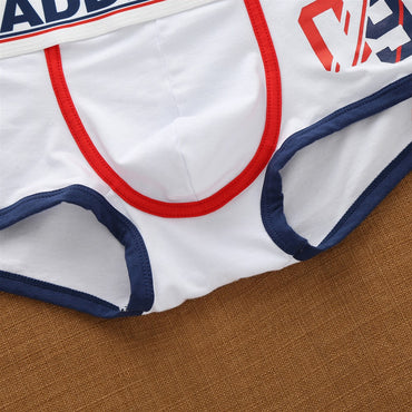 Addicted Men's Cotton Underwear Low Waist Sexy Trendy Briefs Comfortable Sweat-Absorbent Antibacterial Boxer Shorts Underpants