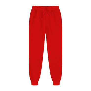 Women’s Fleece Sweatpants Bottom Winter Warm Pants Daily Casual Jogger Long Pant Multicolor Autumn Female Solid Color Sweatpants