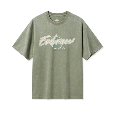 Xtep Short Sleeve Knitted Shirt For Men 2024 Summer Hip Hop Men's T-shirt Comfortable Fashion Cotton Outdoor Tops 976229010576