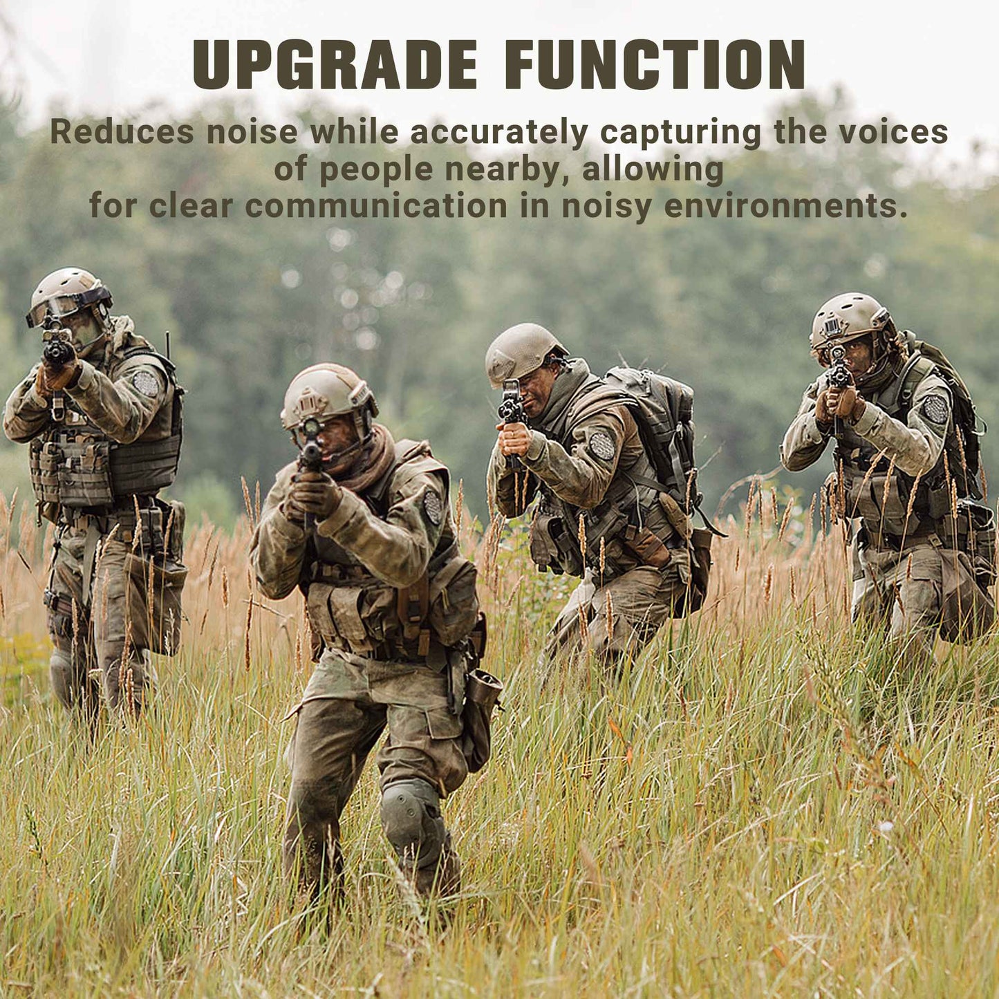 YHKEMA EB10 Electronic Shooting Ear Protection,TacticalNRR 27dB Bluetooth Noise Cancelling Sound Amplification Earmuffs Earbuds