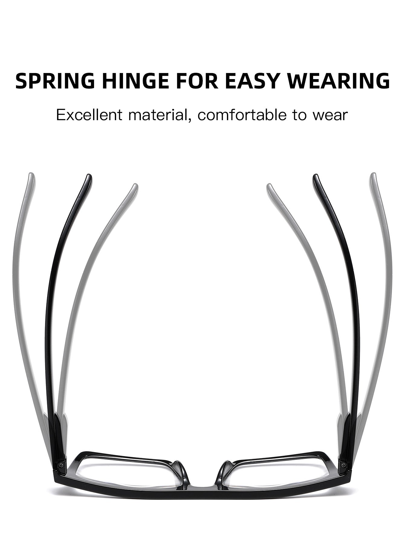 2/3PC New fashion large frame reading glasses trendy square frame rice nail middle-aged and elderly goggles reading glasses 2231