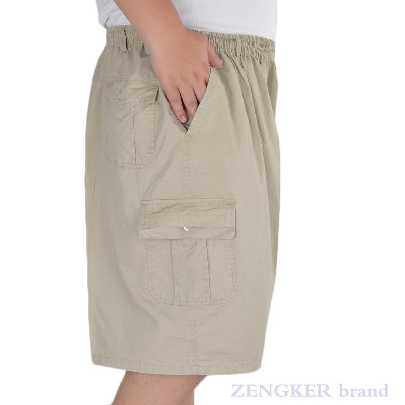 Middle-aged elderly men's summer plus size loose casual shorts 9XL 8XL 10XL 11XL 12XL extra large cotton shorts thin section dad