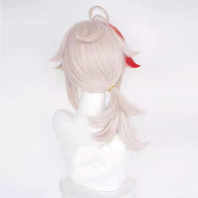 Peruca Cosplay Kazuha Genshin Impact Longa Resistente ao Calor Cabelo Halloween Kaedehara Kazuha Cosplay Perucas
