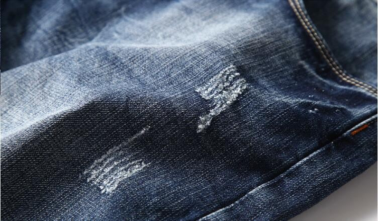Men Gray Denim Shorts Jeans Pants Good Quality Men Cotton Knee Length Short Jeans New Summer Male Large Size Denim Shorts 42