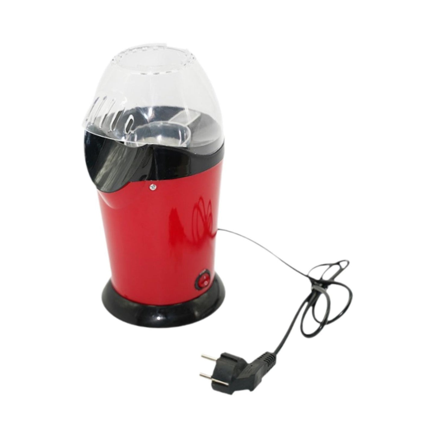 Máquina de Pipoca de Ar Quente Fácil de Limpar Aquecimento Rápido com Aberturas de Ventilação Compacta 1100W Panela Antiaderente para Festas em Casa