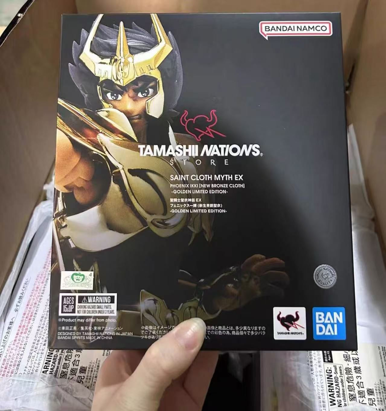Bandai EX Saint Seiya Fênix Ikki Dourada Cloth Mítica Boneco de Ação Edição Limitada TNT Presente Colecionável Em Estoque