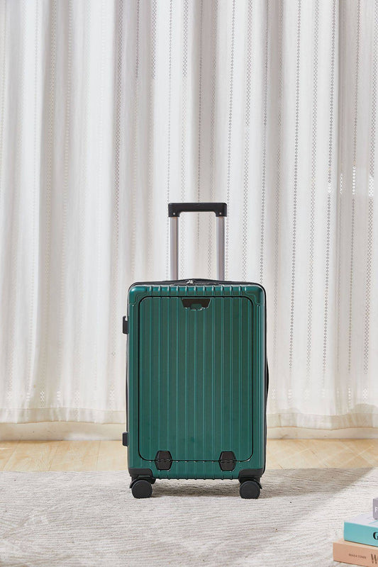 New multifunctional luggage with front opening 20 inch password travel case 26 inch men's and women's large capacity luggage wit