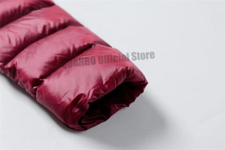 Women Ultra Lightweight Packable Long Puffer Jacket 2023 New Autumn Winter Warm Hat Detachable Hooded Female Coat Parka 5XL 7XL