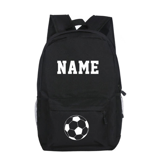 Personalized Boys School Bag Custom Football Basketball with Name Print Student Backpack Teenage Laptop Bags Back To School Gift