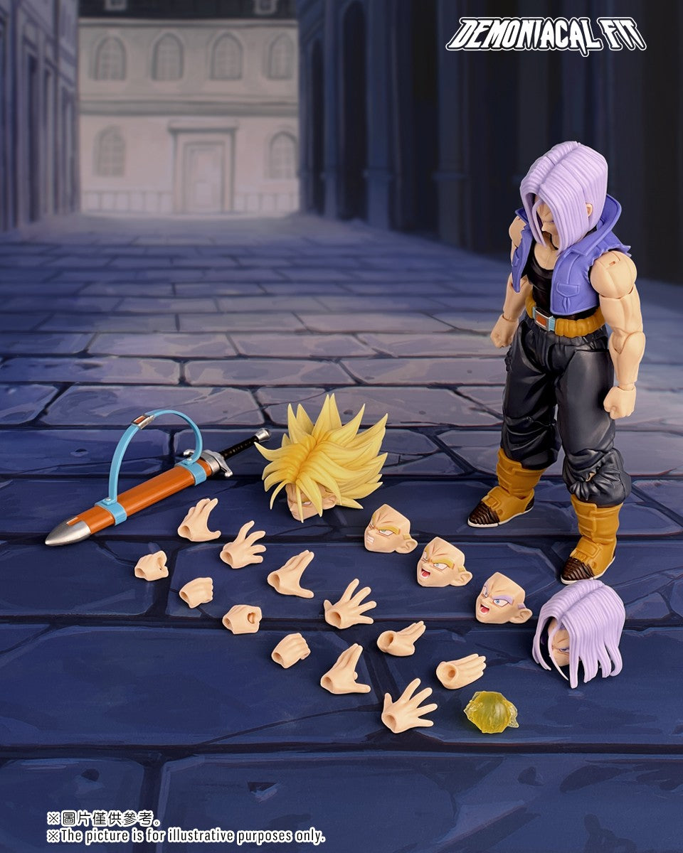 In Stock Demoniacal Fit Dragon Ball Z Shf Super Saiyan Action Figure Trunks The Boy From The Future Son of Tomorrow Figures Toys