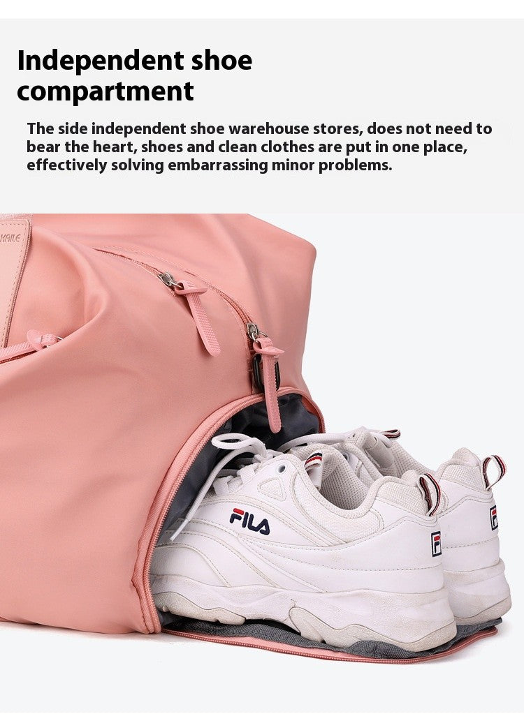 Multifunction Travel Bag Women Sports Gym Fitness Bags Dry and Wet Separation Swimming Shoulder Duffle Handbags Shoes Daypack