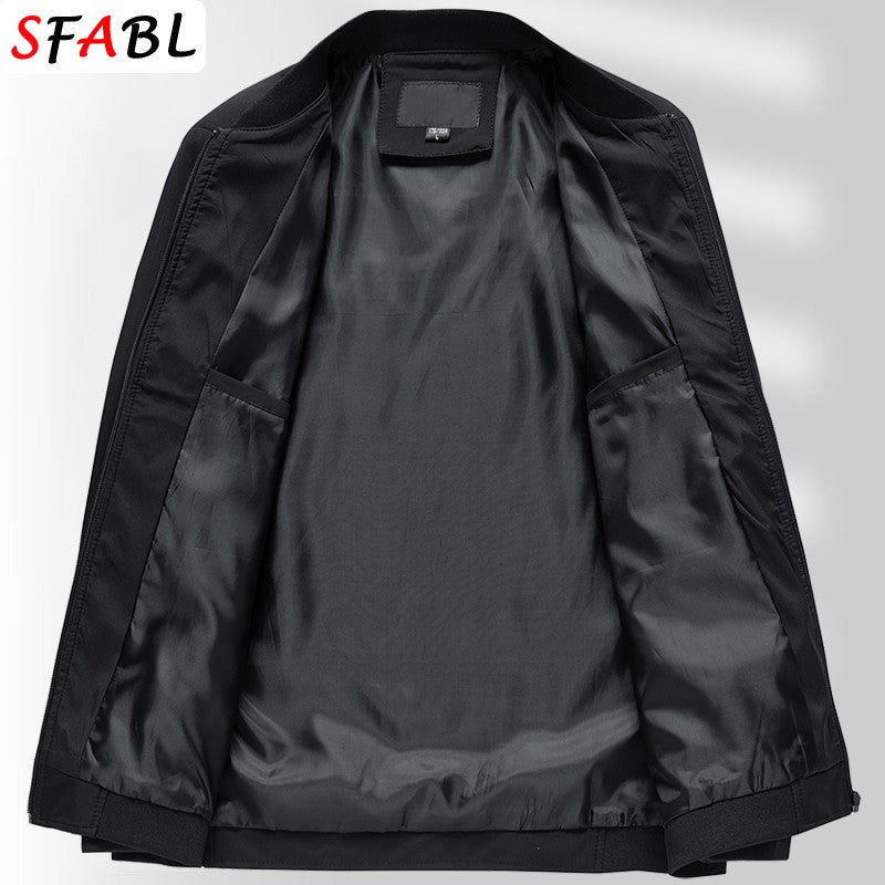 Newest Spring Jacket Men Casual Jacket Zipper Pocket Bomber Jacket Men's Jackets Slim Fit Luxury Baseball Coats L-3XL Outerwear