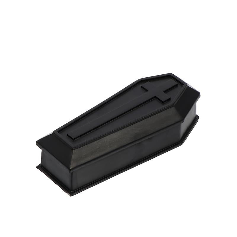 Coffin Halloween Box Prank Ornament Haunted House Mini Treat Favor Plastic Candy Jewelry Wooden Gifts Props Adornment