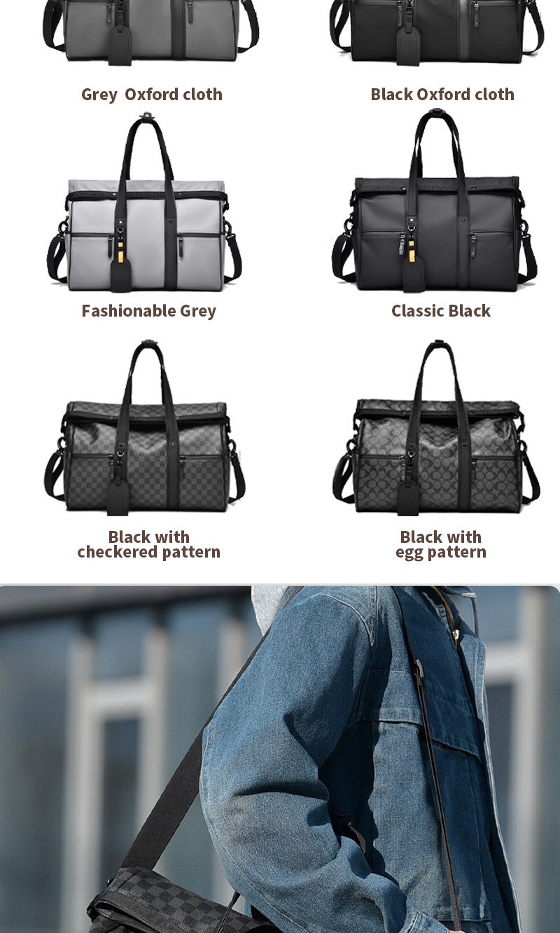 Large Duffle Bag for Travel Waterproof Gym Duffel Bag Men Durable Carry on Weekender Overnight Sports Luggage Weekend Workout