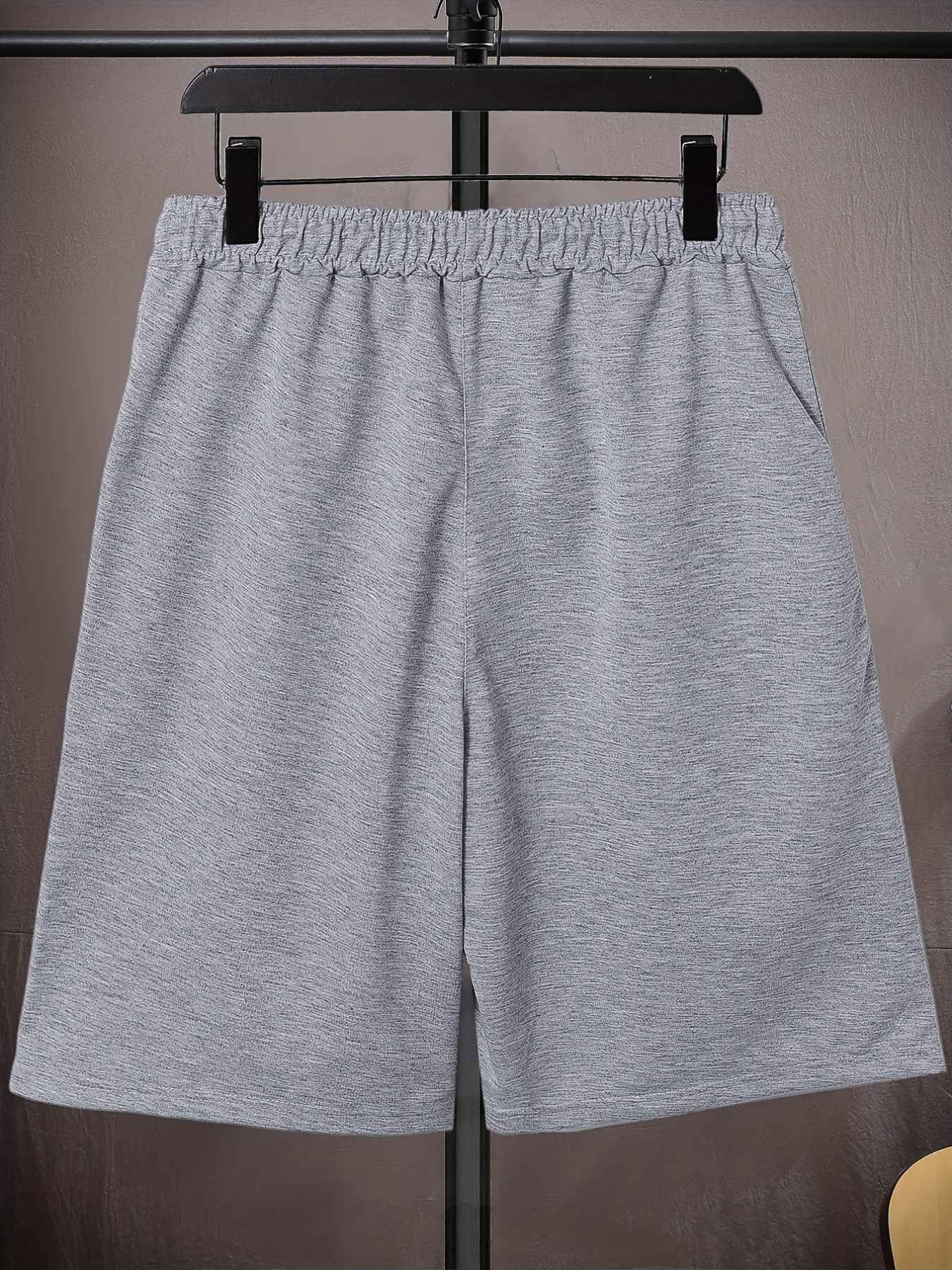 Los Angeles' Print Men's Loose Large Drawstring Casual Minimalist Shorts  Streettshirt Individual Casual Clothes