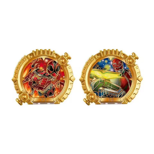 Bandai Original No.1 Sentai Gozyuger Dx Transformation Ring Set Taiyo Sentai Sun Vulcan Star Animals Rangers Toys