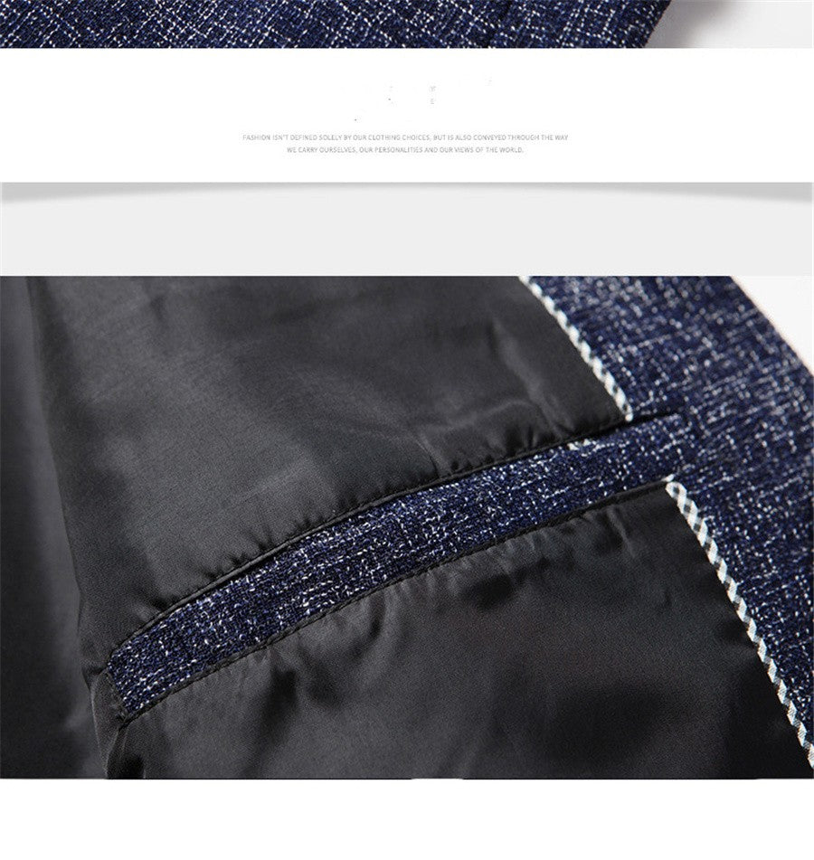 FGKKS 2023 Spring Autumn Blazers Men Fashion Slim Casual Business Handsome Suits Brand Men's Blazers Tops