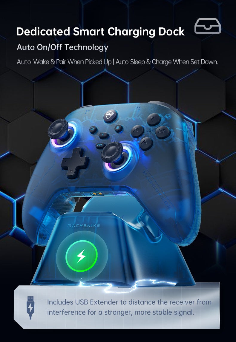 Machenike G3V2 G3Pro PC Gaming Controller Hall Joysticks Hall Effect Gamepad for Nintendo Switch iPhone Android Mobile Phone PC