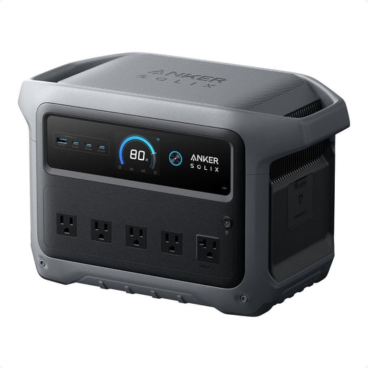 2000W Portable Solar Generator with 1024Wh Battery, Fast Charge, Ideal for Home, Outdoors, and Camping