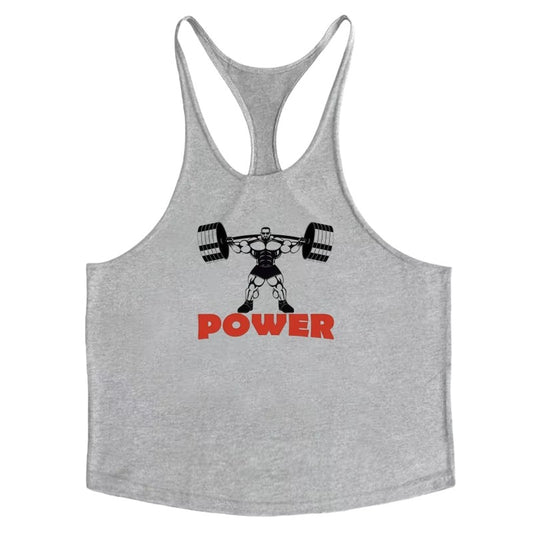 Fitness Workout Shirt Men, Muscle Gym Stringer Vest, Bodybuilding Singlet, Fashion Breathable Durable Sleeveless Tank Top