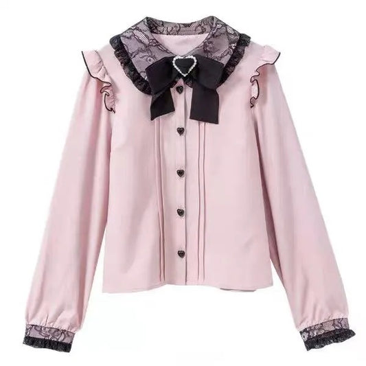 Japanese Gothic Lolita Ribbon Short Suspender plaid Skirt Girls Sweet Cute Lace A-Line Mini Skirts summer2025 black solid kawaii