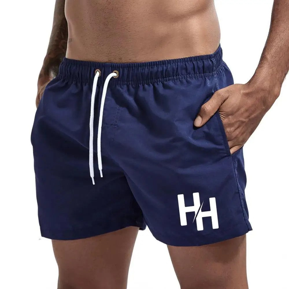 Men's Shorts Swimsuit Men's Shorts Swimming Briefs Casual Beach Shorts Surf Drawstring Boxers Summer S-4XL