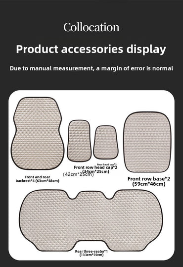 Universal Car Seat Cover Four Season Auto Flax Breathable Seat Covers for Car Seats Cover Protection Cars Accessories