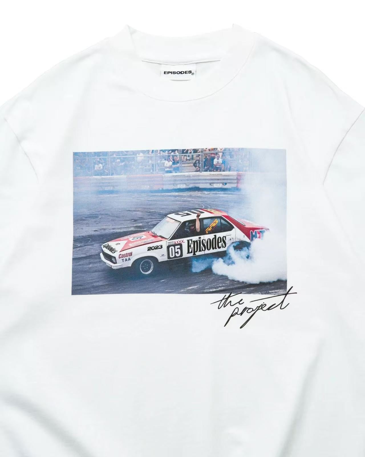 Trendy Y2K car pattern print simple casual men T-shirt retro European American Gothic high street punk Harajuku short sleeve