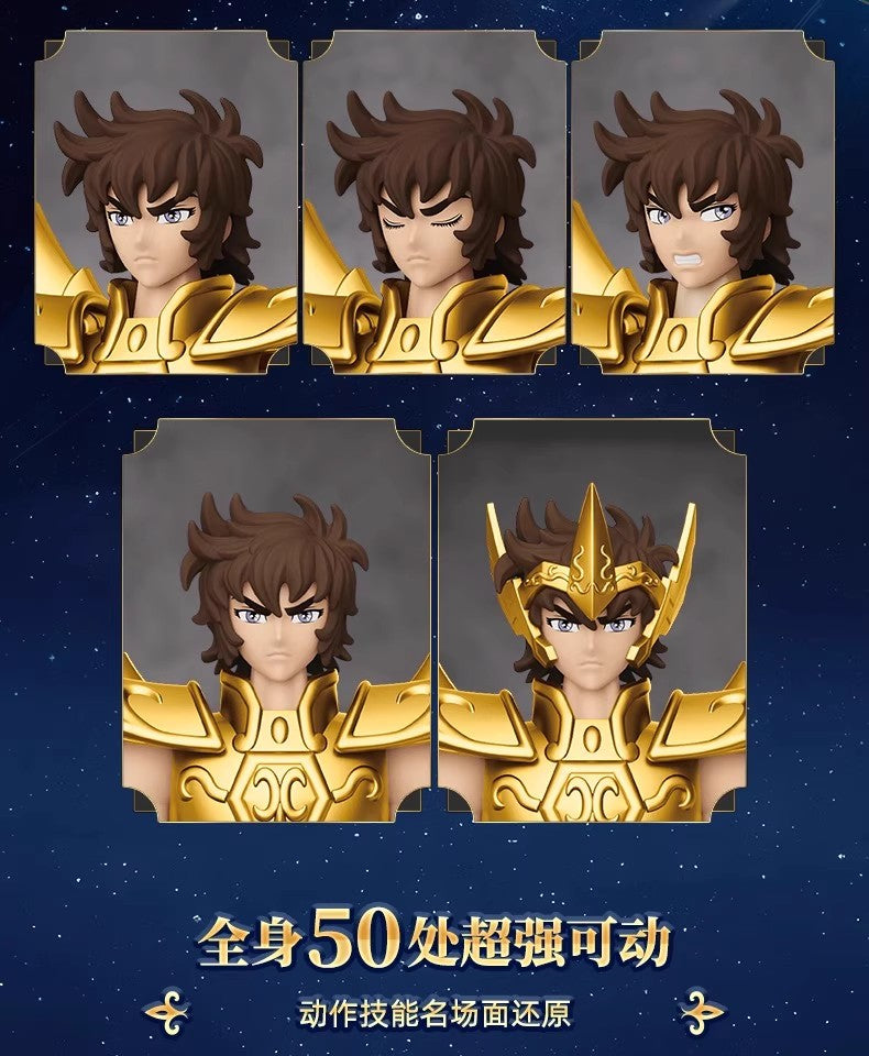 BLOKEES Saint Seiya Segunda Edição Touro Dragão Capricórnio Sagitário Boneco de Ação Anime Brinquedos Presente de Natal Em Estoque