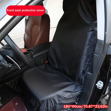 Universal Black Car Car Seat Cover Front Rear Polyester Waterproof Anti-Fouling Protective Interior Supplies High Quality