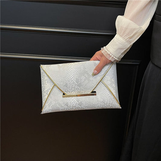 Envelope Clutch Handbag PU Leather Envelope Bag Envelope Clutch Bag for Weddings Parties Bridal Proms