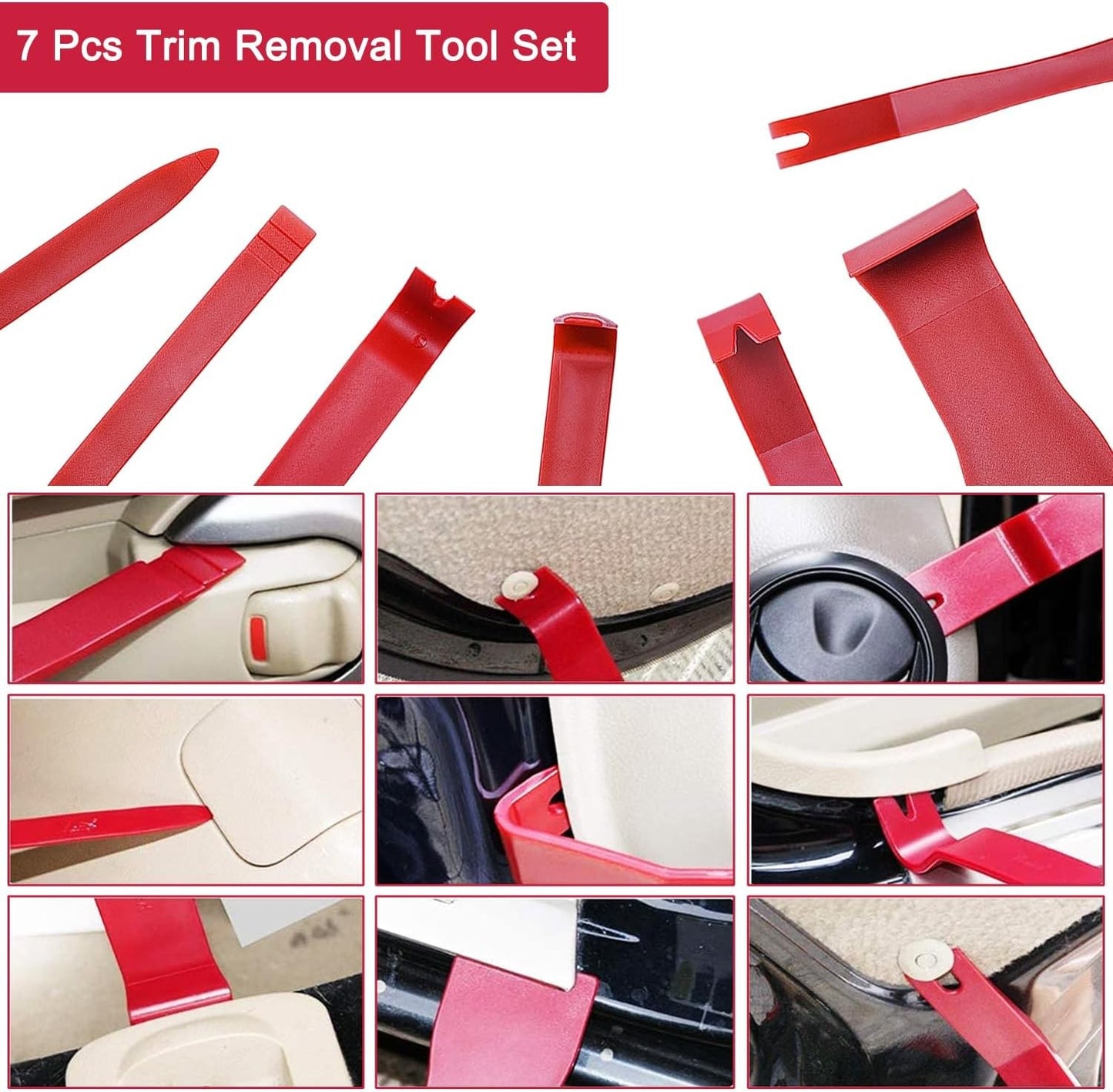 Conjunto de Ferramentas para Carro de 21/18 Peças Bomba de Ar Inflável Ferramentas de Abertura e Fixação de Janela e Porta Automotiva Kits de Longo Alcance com Bolsa de Transporte