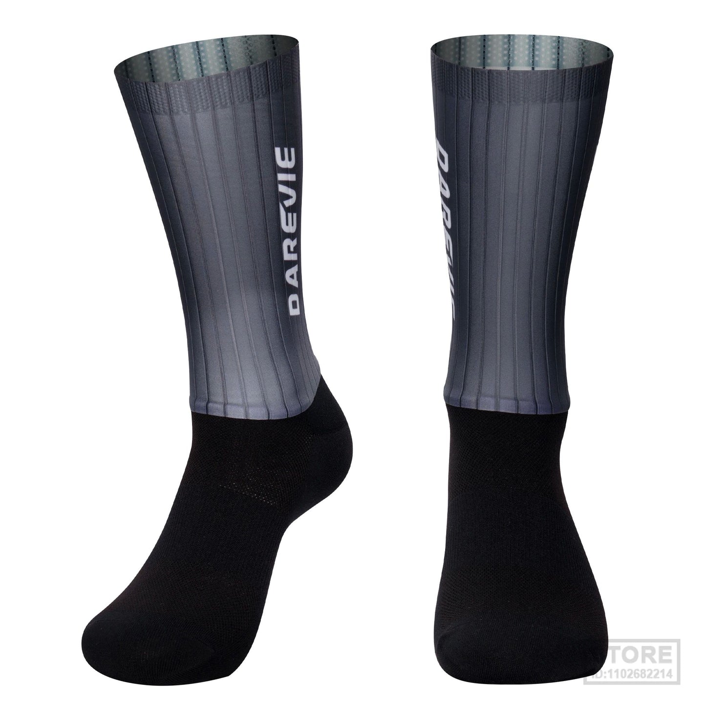 Pro DAREVIE Cycling Socks Aero Sock High Speed Sports For Men Anti-slip Breathable Athletic Moisture Control