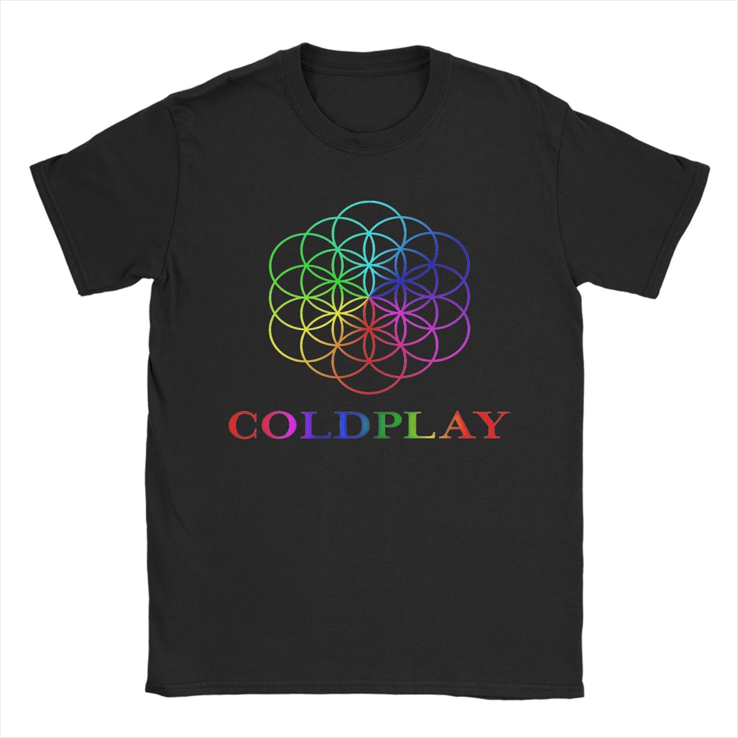 Cold-playED Graphic Printing T Shirt Men Women 2025 Tour 100% Tee Shirt Clothes