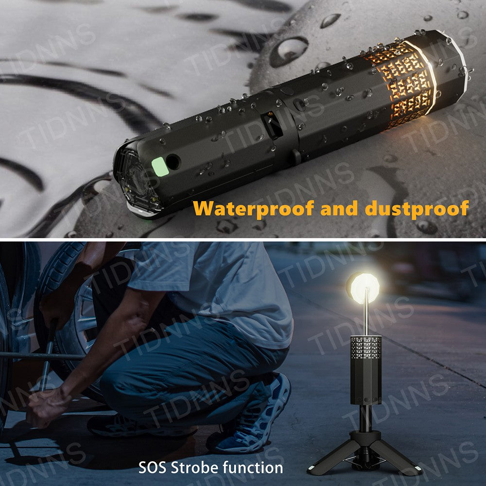 Telescopic Camping Light Rechargeable 21000mAh Portable Outdoor Camping Lantern 4 Light Modes With Tripod Storage Bag Emergency