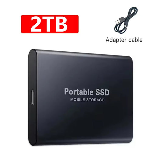 Daily Using 2TB Portable External Hard Drive USB3.2 Type-C External Solid State Drives 16TB High Speed Hard Disk for PC/Laptop