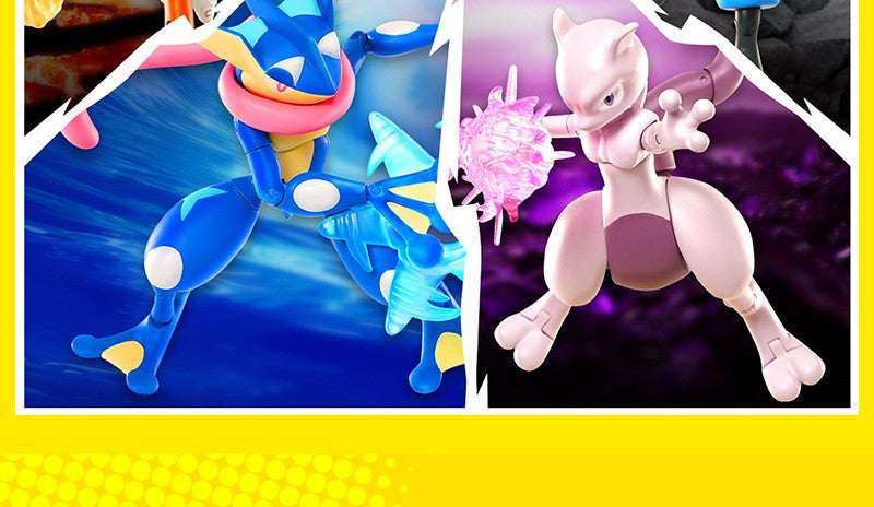 LDCX Mewtwo Charizard Greninja Anime Figure Lucario Infernape Action Figures Movable Model Collection Statue Ornament Toys Gifts