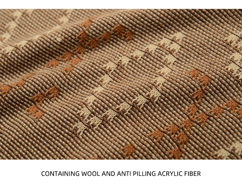 Men's Casual Crewneck Sweaters Cable Knit Thermal Pullover Sweater