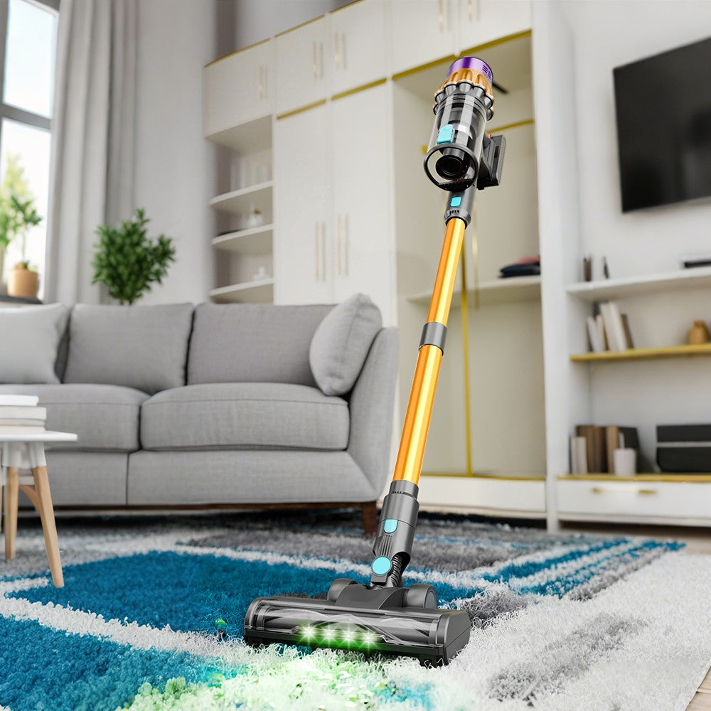 Aspirador de Pó Sem Fio COTIAR V22 650W 55000PA Eletrodoméstico Aspirador Portátil Acessórios de Limpeza Bateria Removível