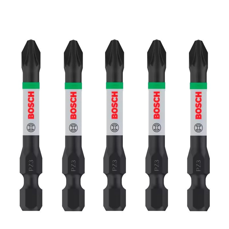 BOSCH Original PH/PZ 55MM Set Impact Type Bit S2 HSS Wear Resistance Carpentry Bit Screwdriver Power Tool Accessories