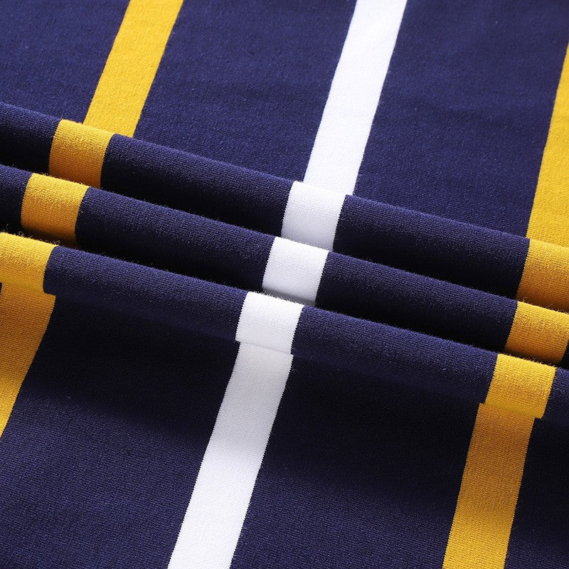 Men Polo Shirt Cotton Embroidery Long Sleeve Spring Stripe Polo Shirt Men Autumn Casual Fashion Polo Shirt Business T-shirts Men