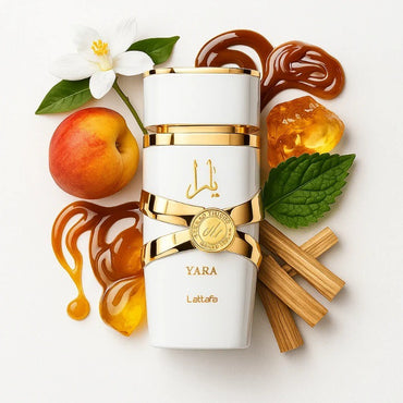 100ml Lattafa Yara Moi Eau de Parfum Feminino Spray Perfumes Árabes Originais Duradouros Âmbar Amadeirado Perfume de Feromônio Colônia Maquiagem para Encontro